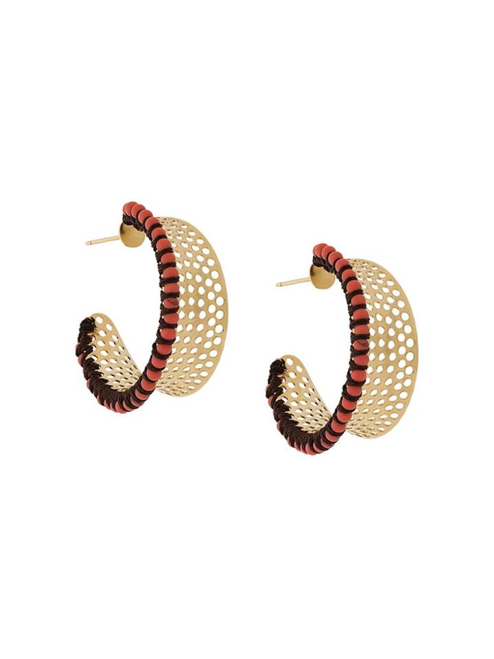 Polder Sff Beaded Earrings - Gold