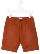 Bellerose Kids - Faded Chino Shorts - Kids - Cotton - 12 Yrs, Yellow/orange