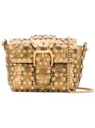Red Valentino Red(v) Flower Puzzle Bag - Metallic