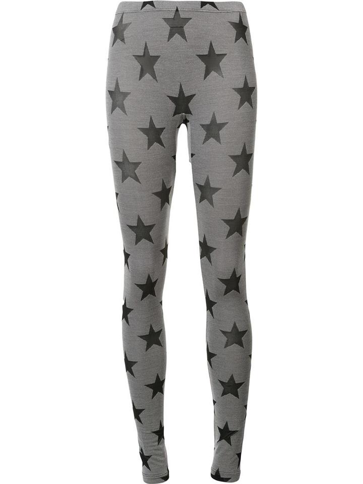 Gareth Pugh Star Leggings, Women's, Size: 38, Grey, Nylon/spandex/elastane/viscose