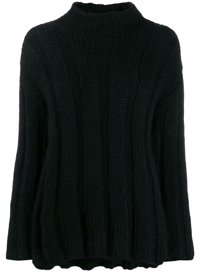Kristensen Du Nord Chunky Knit Turtleneck Jumper - Black