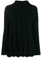 Kristensen Du Nord Chunky Knit Turtleneck Jumper - Black