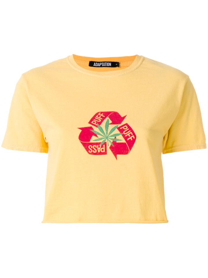 Adaptation Puff Puff Pass T-shirt - Yellow & Orange