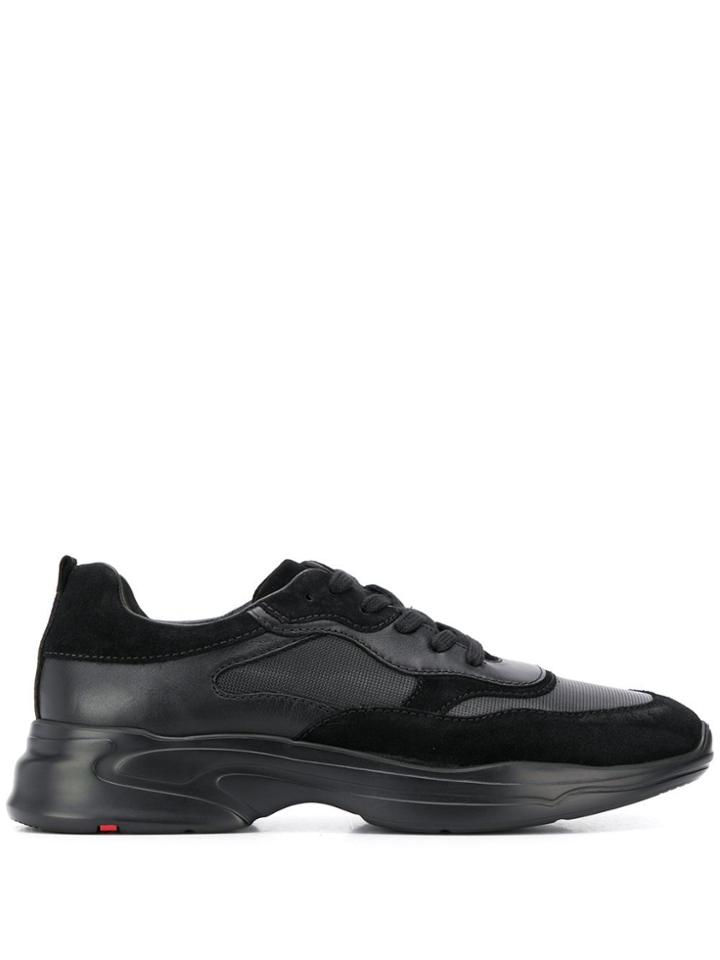 Lloyd Low-top Lace-up Sneakers - Black
