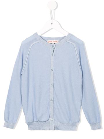 Anne Kurris Classic Cardigan, Toddler Girl's, Size: 4 Yrs, Blue