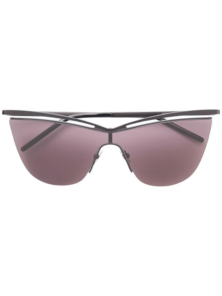 Saint Laurent Eyewear Cat-eye Shaped Sunglasses - Black