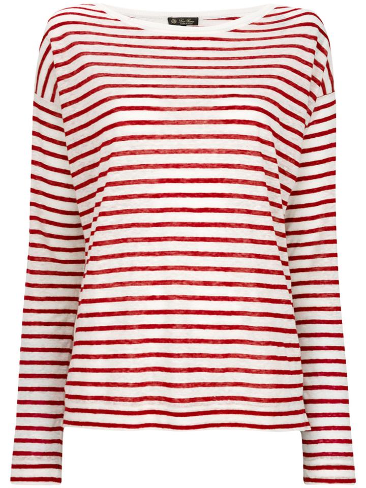 Loro Piana Striped T-shirt - White