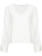 Christopher Esber Loose Longsleeved Blouse - White