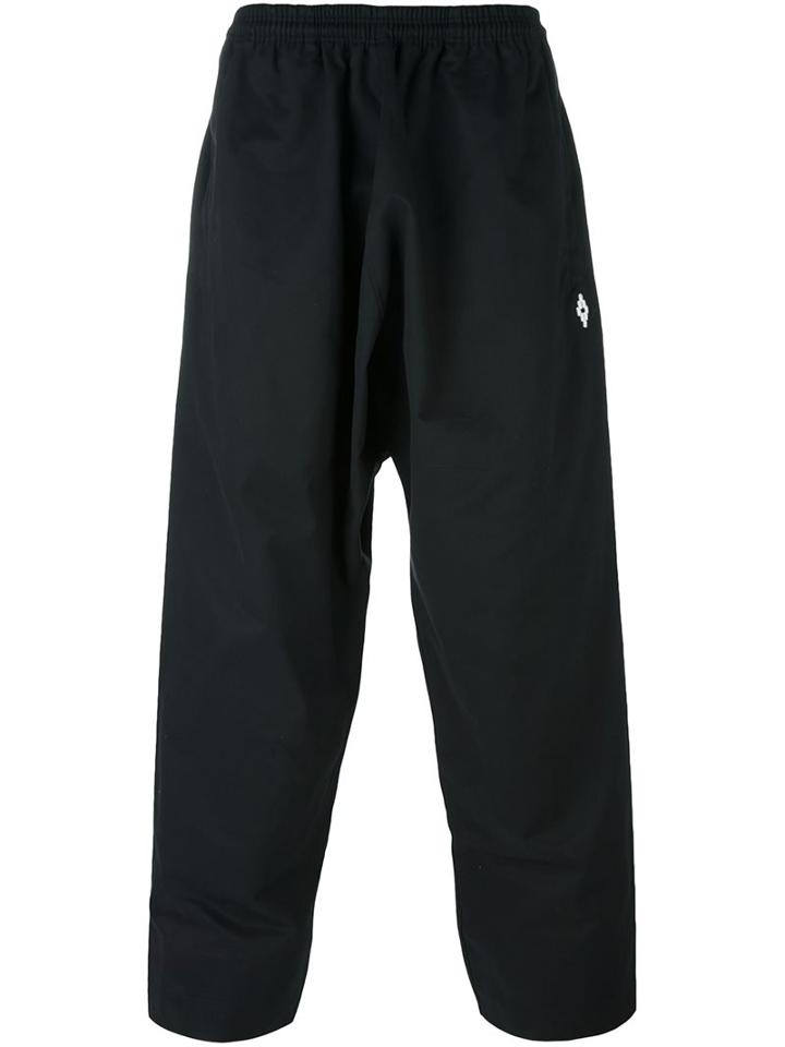 Marcelo Burlon County Of Milan Elastic Waistband Drop-crotch Trousers