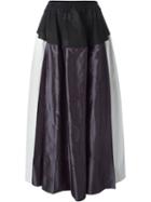 Vivienne Westwood Red Label Panelled Full Skirt, Women's, Size: 44, Black, Silk