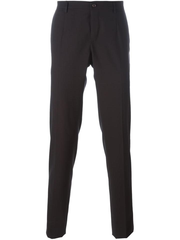 Dolce & Gabbana Tailored Trousers, Men's, Size: 52, Pink/purple, Spandex/elastane/virgin Wool