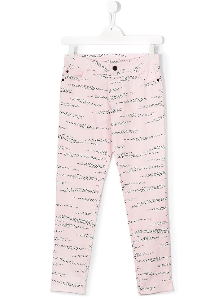 Kenzo Kids Tiger Stripes Trousers, Girl's, Size: 14 Yrs, Pink/purple