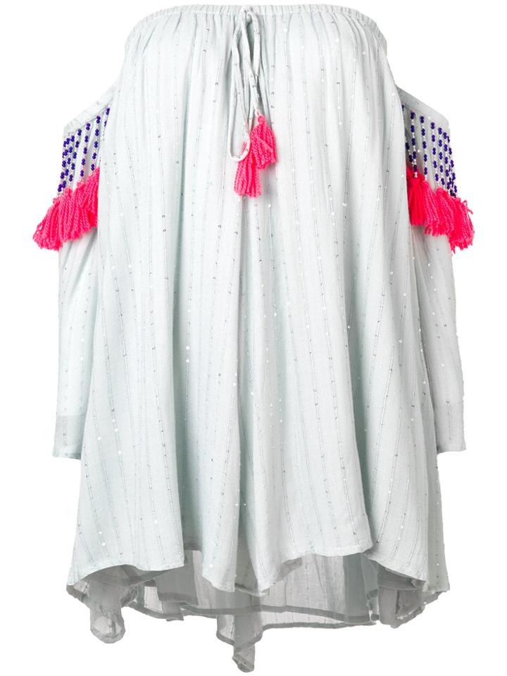 Sundress Venus Cold Shoulder Top - Grey
