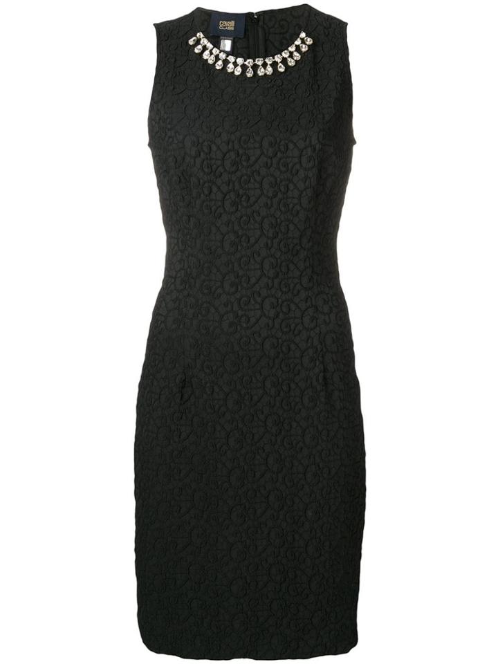 Cavalli Class Embellished Midi Dress - Black