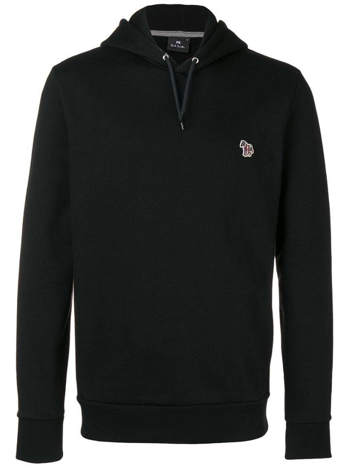 Ps Paul Smith Zebra Logo Hoodie - Black