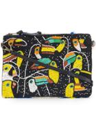 Essentiel Antwerp Beaded Toucan Clutch - Black