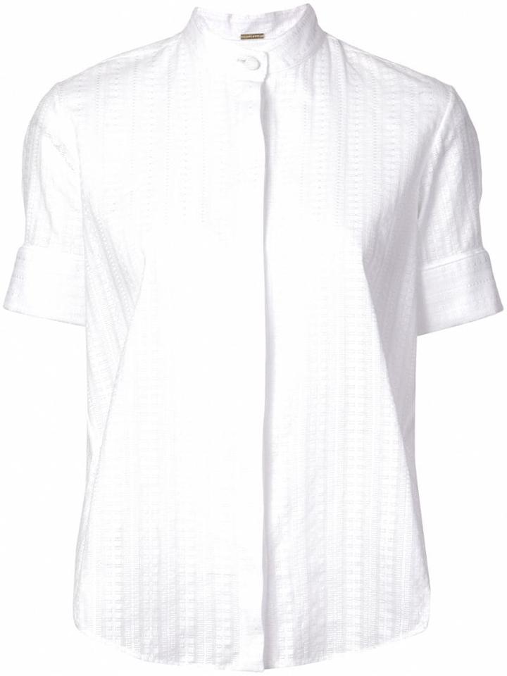 Adam Lippes Oversized Short-sleeve Shirt - White
