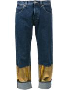 Loewe Contrast Panel Boyfriend Jeans - Blue