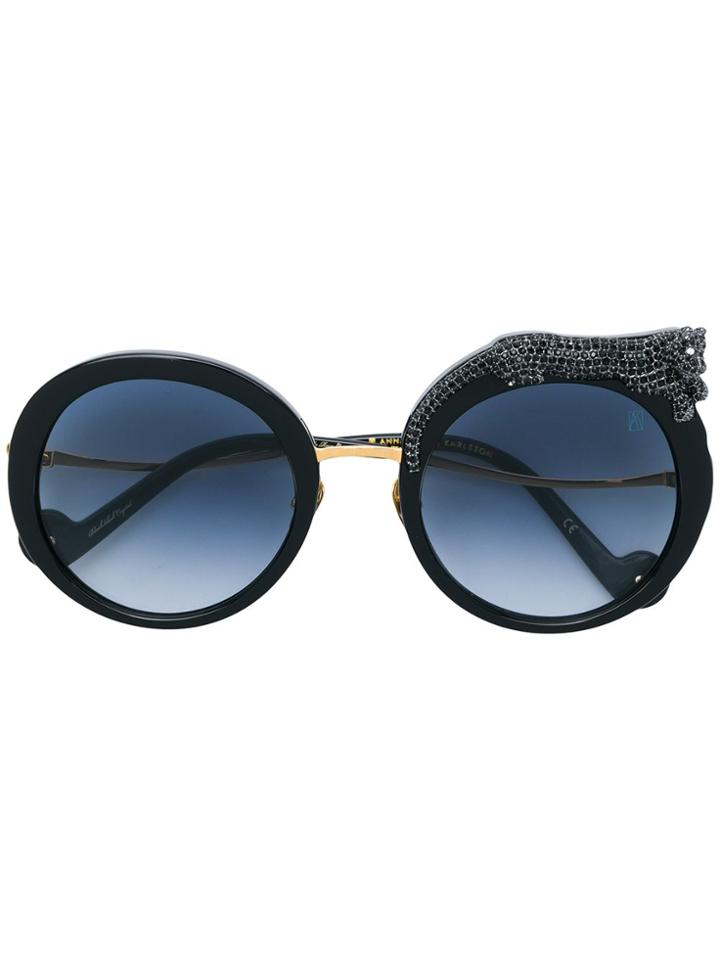 Anna Karin Karlsson Round Sunglasses - Black