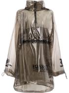 Juun.j Transparent Rain Coat - Black