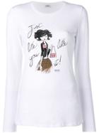 Liu Jo Printed Slogan T-shirt - White