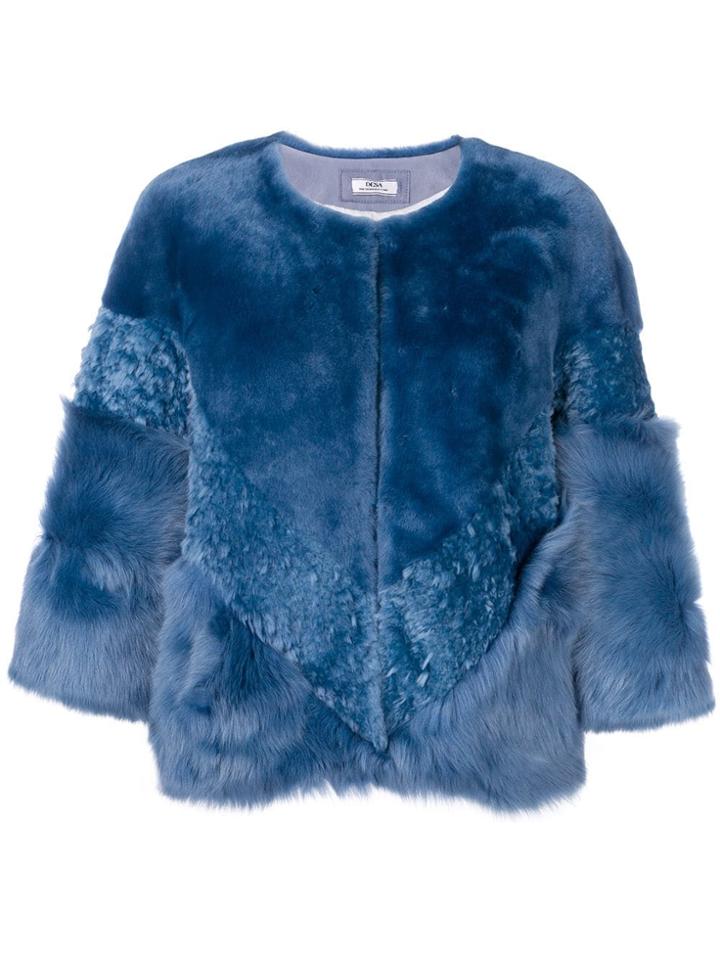 Desa 1972 Long-sleeve Fitted Jacket - Blue