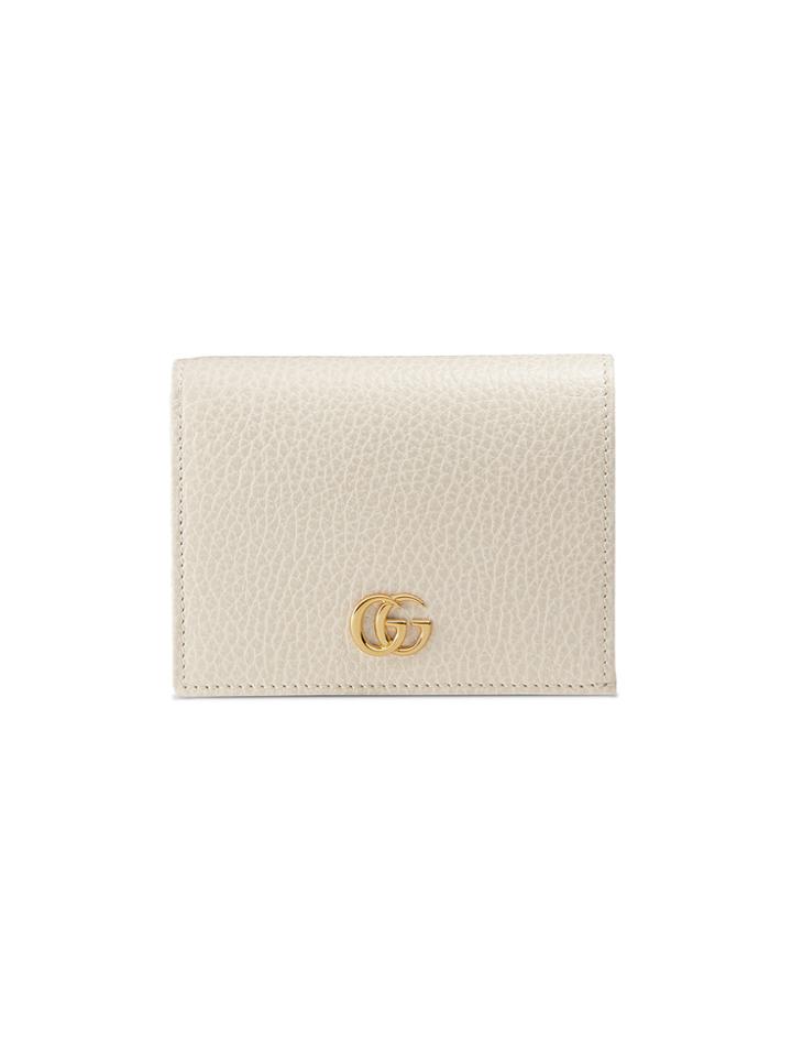 Gucci Leather Card Case - White