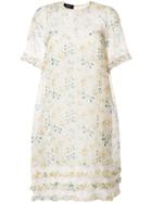 Rochas Floral Print Dress - Multicolour