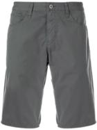 Emporio Armani Slim-fit Chino Shorts - Grey