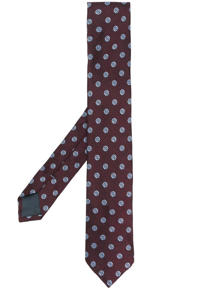 Ermenegildo Zegna Floral Pattern Tie - Multicolour