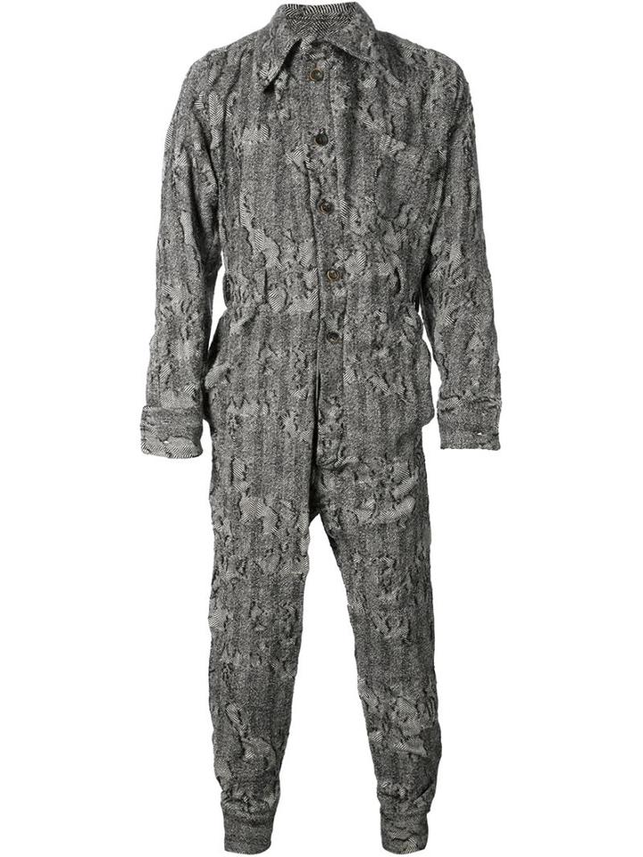 Vivienne Westwood Gold Label 'eddy' Jumpsuit, Adult Unisex, Size: I, Grey, Virgin Wool/cotton