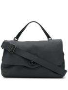Zanellato Textured Messenger Bag - Black