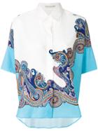 Etro Contrast Paisley Print Shirt - White