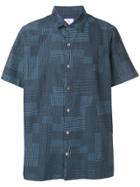 Ps Paul Smith Printed Shortsleeved Shirt - Blue