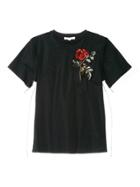 Oscar De La Renta Sheer T-shirt - Black