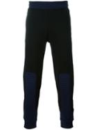 Love Moschino Legs Contrast Track Pants, Men's, Size: Medium, Black, Cotton