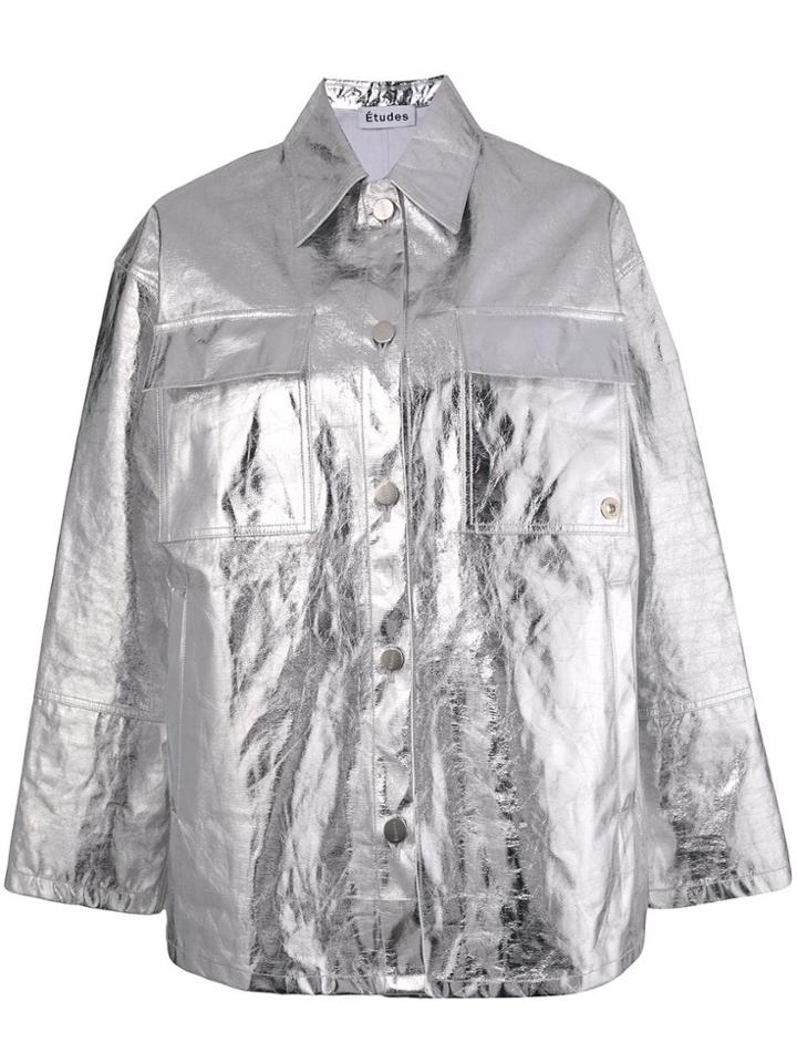 Études Affinity Shirt Jacket - Metallic