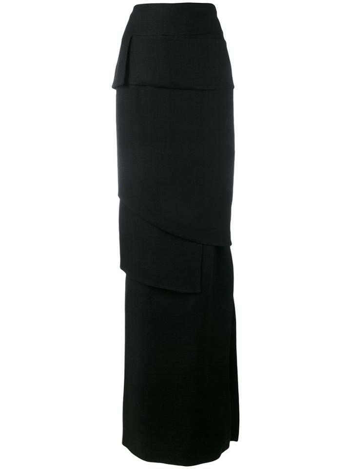 Tom Ford Off Shoulder Fitted Gown - Black