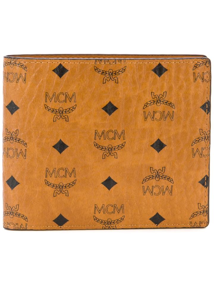 Mcm Visetos Original Bifold Wallet - Brown