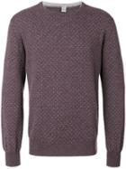 Eleventy - Dots Pattern Sweatshirt - Men - Cashmere - M, Red, Cashmere