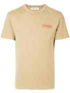 Ground Zero Damaged Print T-shirt - Brown
