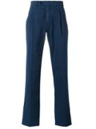 Gabriele Pasini Straight-leg Trousers, Men's, Size: 48, Blue, Cotton/spandex/elastane