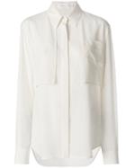Victoria Beckham Chest Pockets Shirt - White