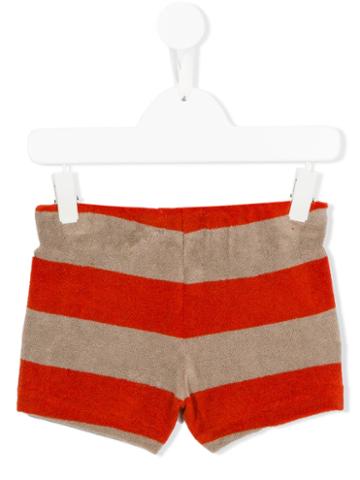 Bobo Choses Striped Shorts, Toddler Girl's, Size: 5 Yrs, Brown