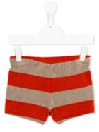 Bobo Choses Striped Shorts, Toddler Girl's, Size: 5 Yrs, Brown