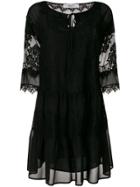 Blugirl Lace Inserts Dress - Black