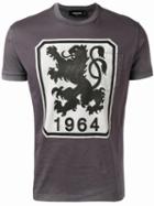 Dsquared2 - 1964 Crest Logo T-shirt - Men - Cotton - M, Grey, Cotton