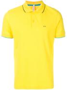 Sun 68 Logo Embroidered Polo Shirt - Yellow & Orange