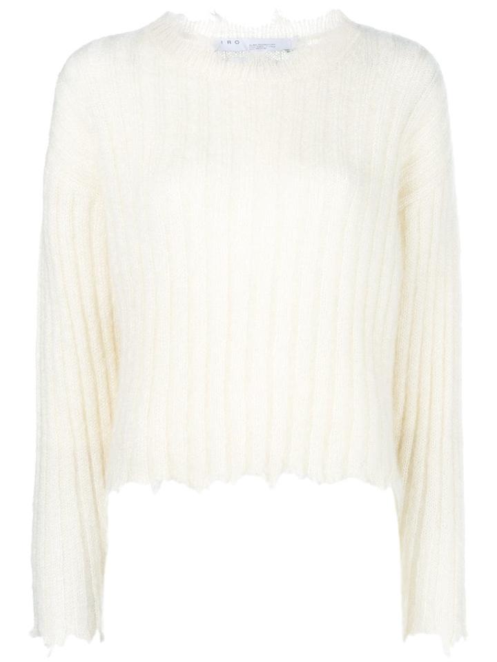 Iro Deed Crew-neck Jumper - White
