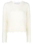 Iro Deed Crew-neck Jumper - White